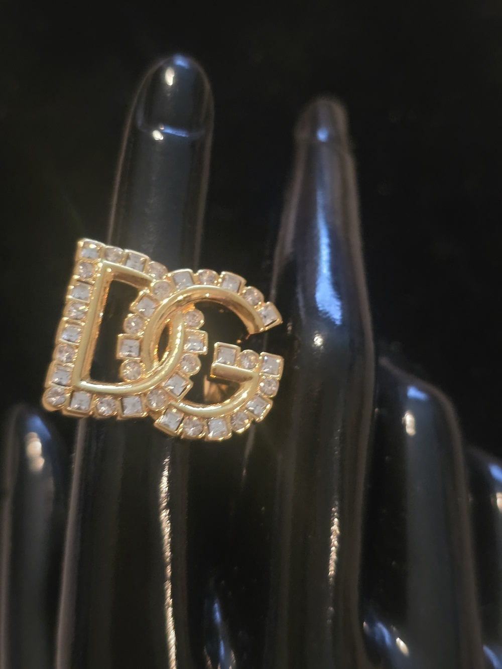 D&G Gold Crystal Ring - Picture 8 of 8
